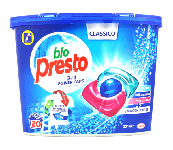 BIO PRESTO CAPSULE LAVATRICE 18 PEZZI CLASSICO