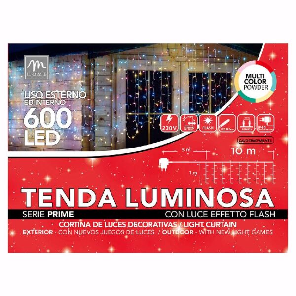 TENDA LED 600L MULTICOLORE