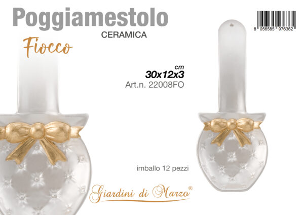 P/MESTOLO PERL.FIOCCO ORO