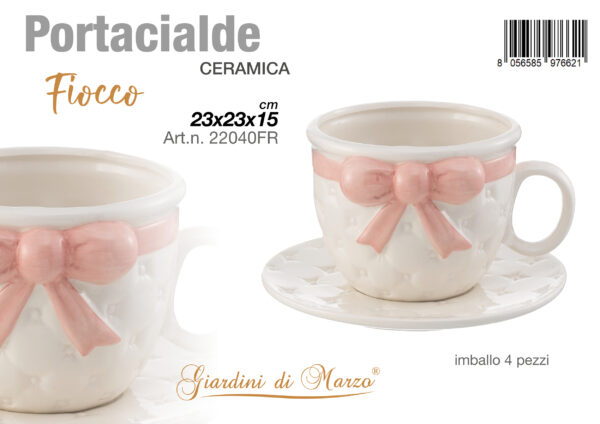 P/CIALDE FIOCCO ROSA 23*15CM