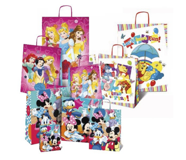 BUSTA REGALO WALT DISNEY 46X16X49CM