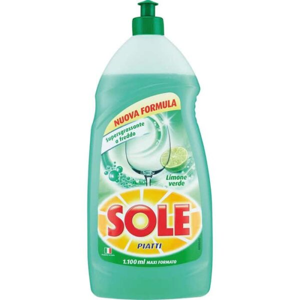 SOLE DETERSIVO PIATTI LIMONE VERDE 1,1LT