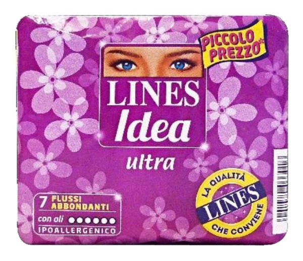 LINES ASSORBENTI IDEA ULTRA 7 PEZZI FLUSSI ABBONDANTI