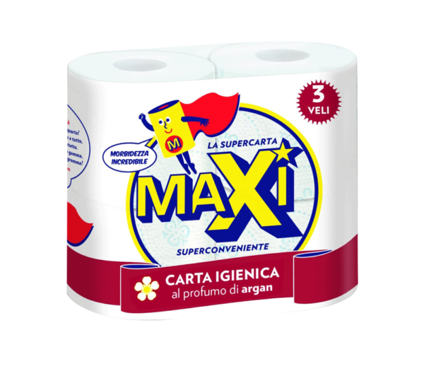 MAXI CARTA IGIENICA ARGAN 4 ROTOLI