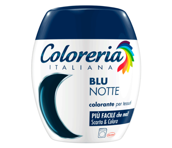 COLOLERIA ITALIANA COLORANTE PER VESTITI 350GR BLU NOTTE