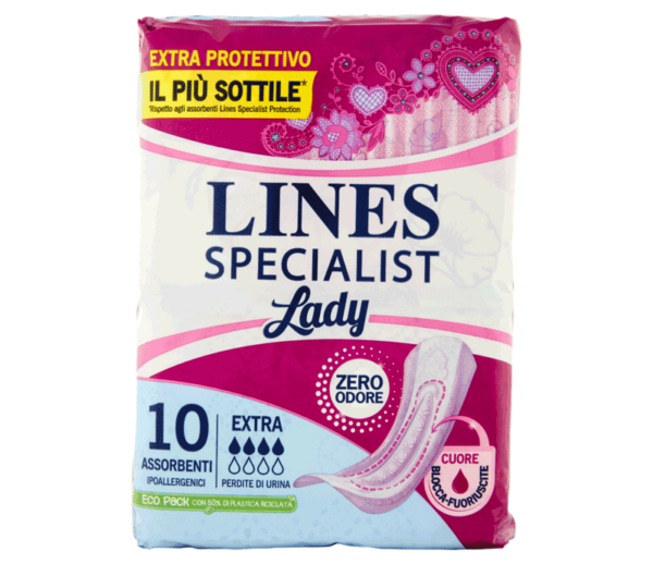 LINES ASSORBENTI SPECIALIST EXTRA 10 PEZZI/h2>