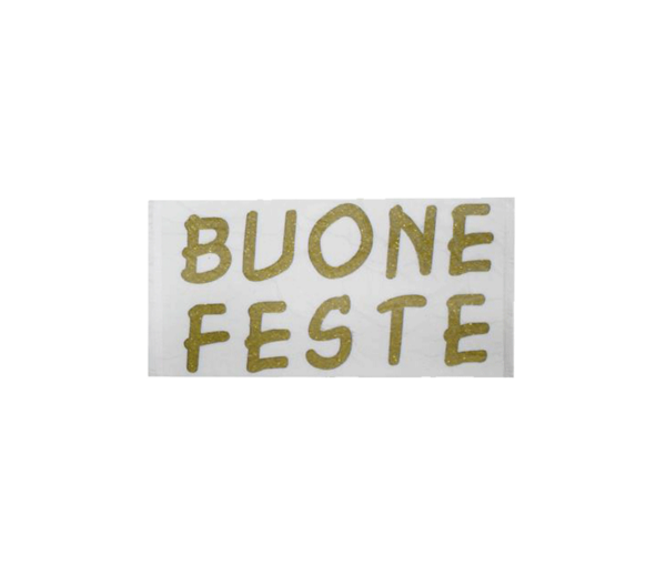 STICKER BUONE FESTE GLITTERATI