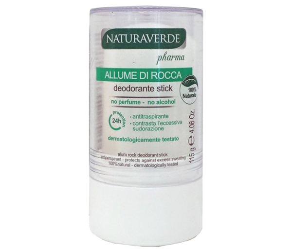 NATURAVERDE DEODORANTE STICK ALLUME ROCCA 115CM